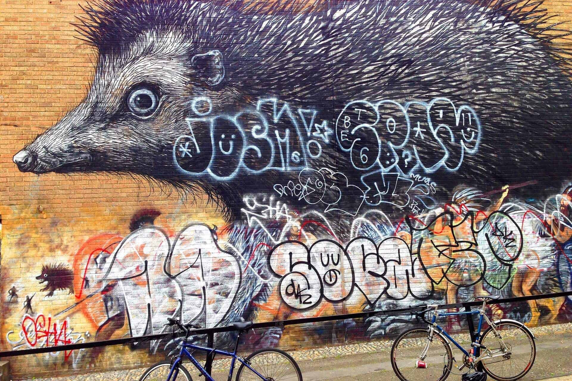Graffiti i Shoreditch