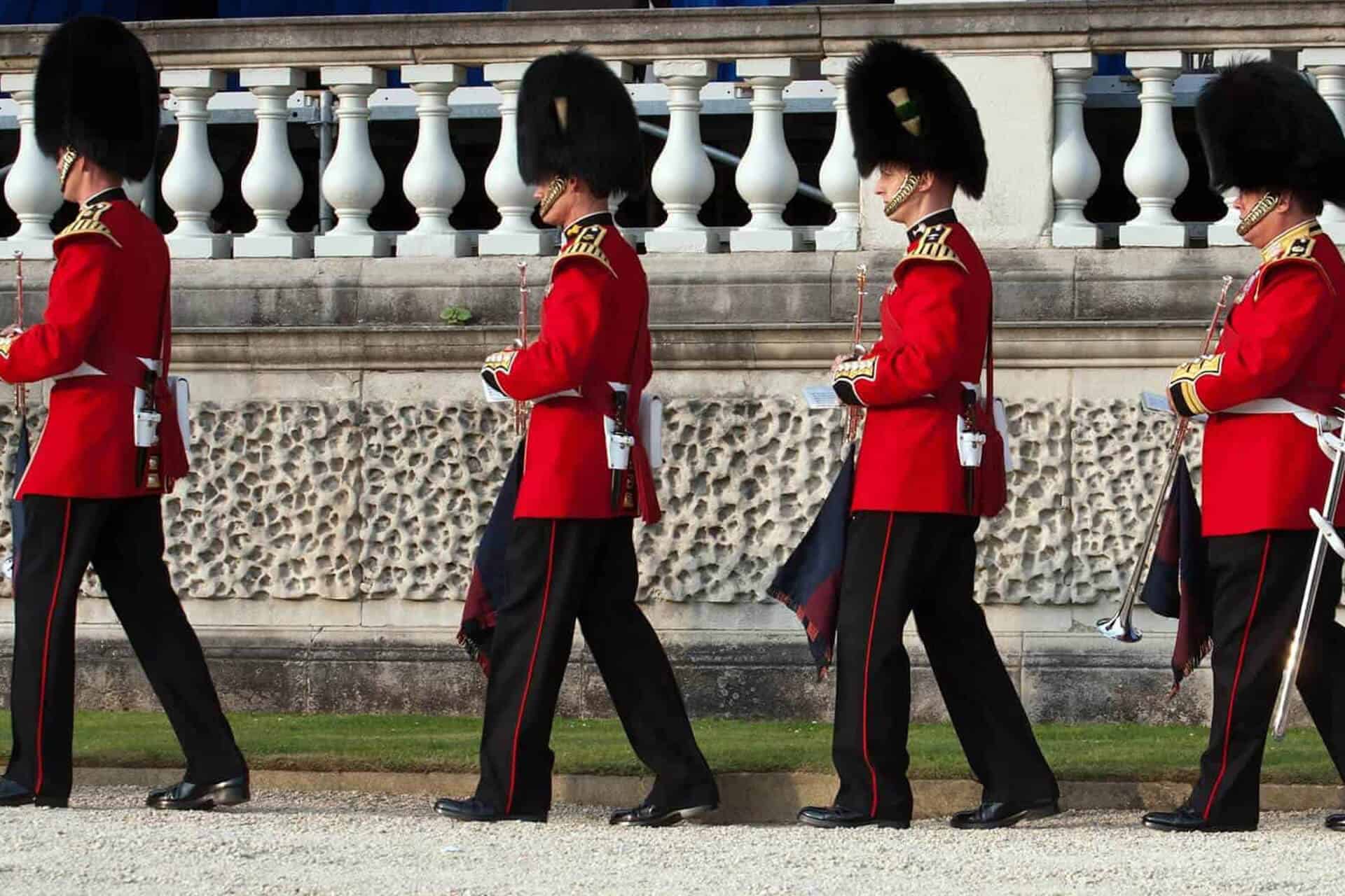 Brittiska slottsvakter