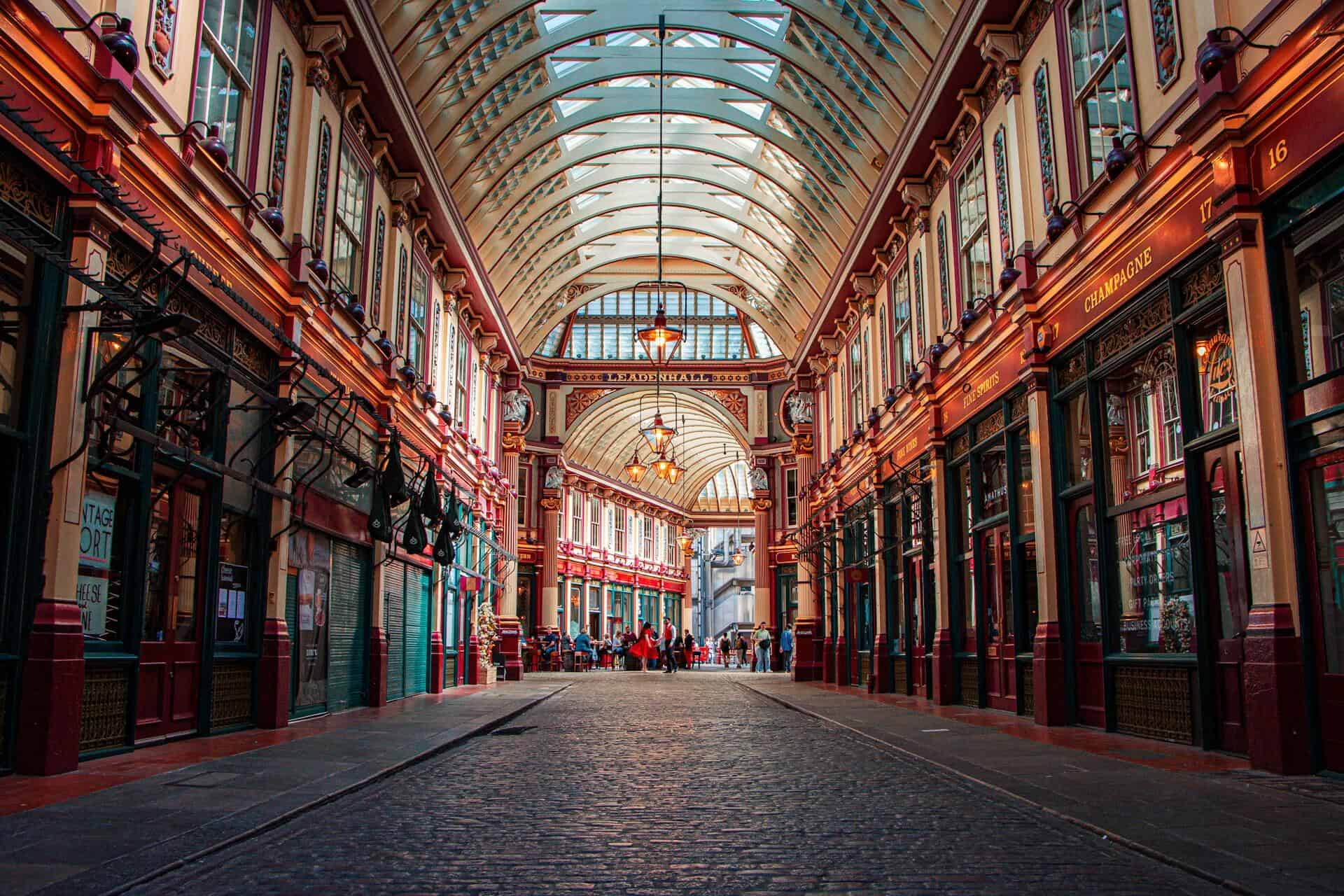 Leadenhall market är inspiration för Diagongränden.